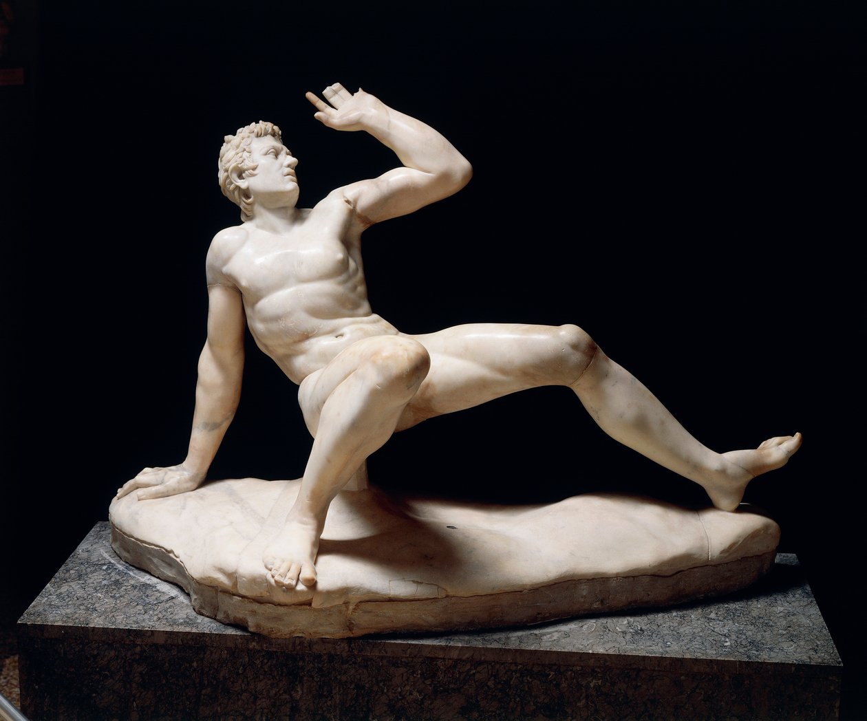 Statue eines fallenden Galliers, Kopie eines Originals der Pergamon-Schule aus dem 3. Jahrhundert v. Chr. von Roman