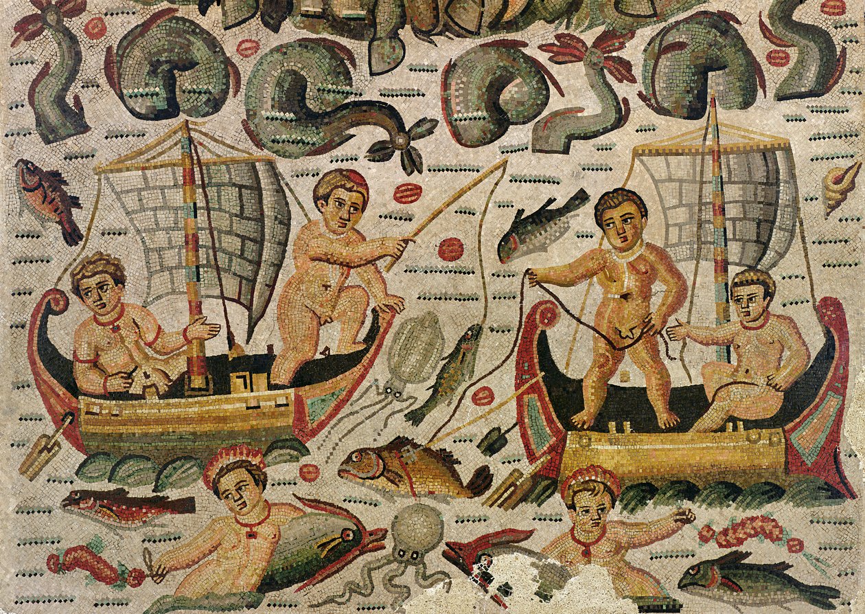 Der Triumph von Neptun und Amphitrite (Detail) von Roman