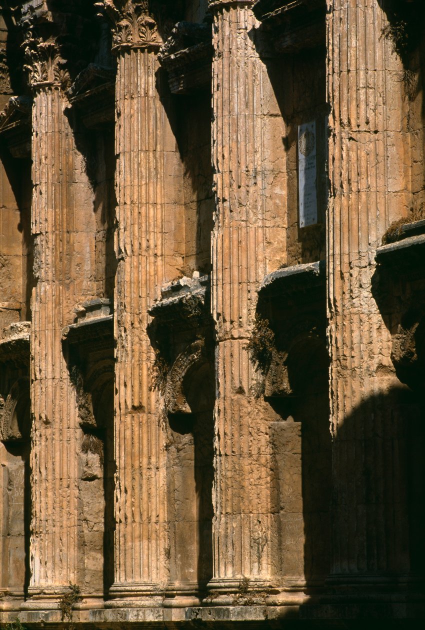 Tempel des Bacchus, Detail, Hochimperiale Periode (27 v. Chr. - 395 n. Chr.) von Roman Imperial Period