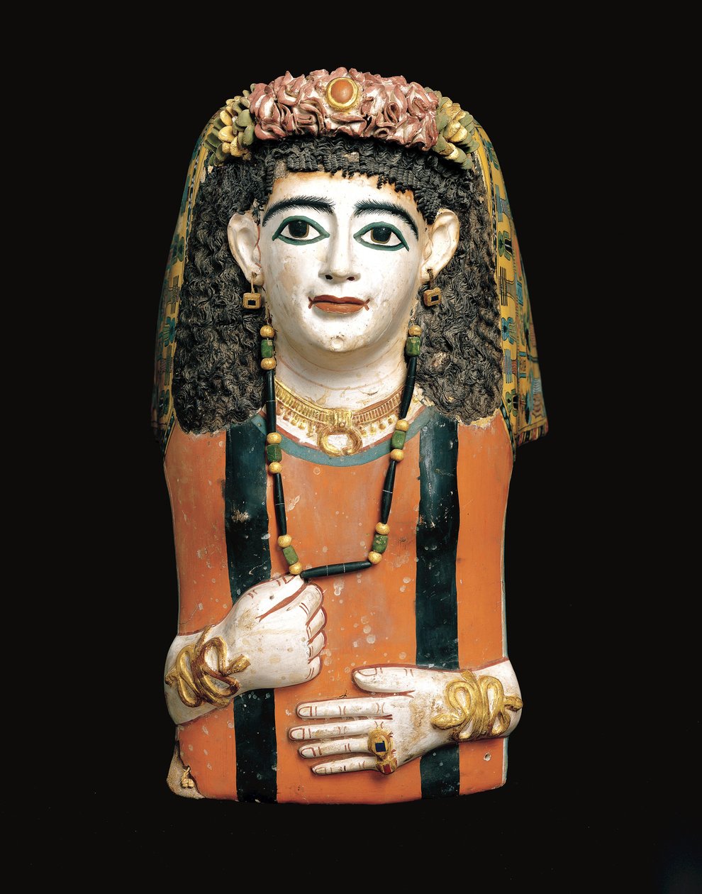 Mumienmaske, 60-70 n. Chr. von Roman Period Egyptian