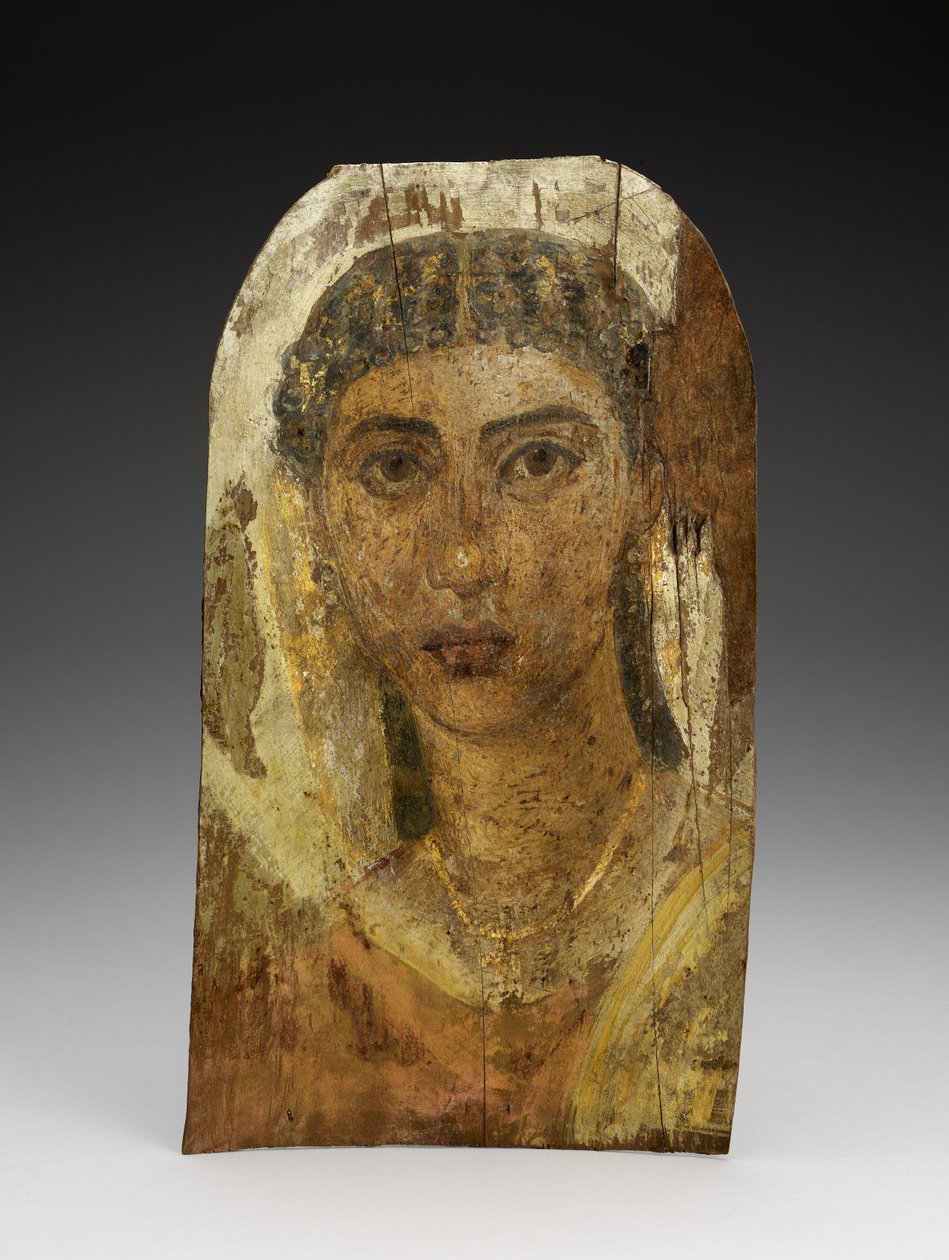 Mumienporträt einer jungen Frau, 1-100 n. Chr. von Roman Period Egyptian