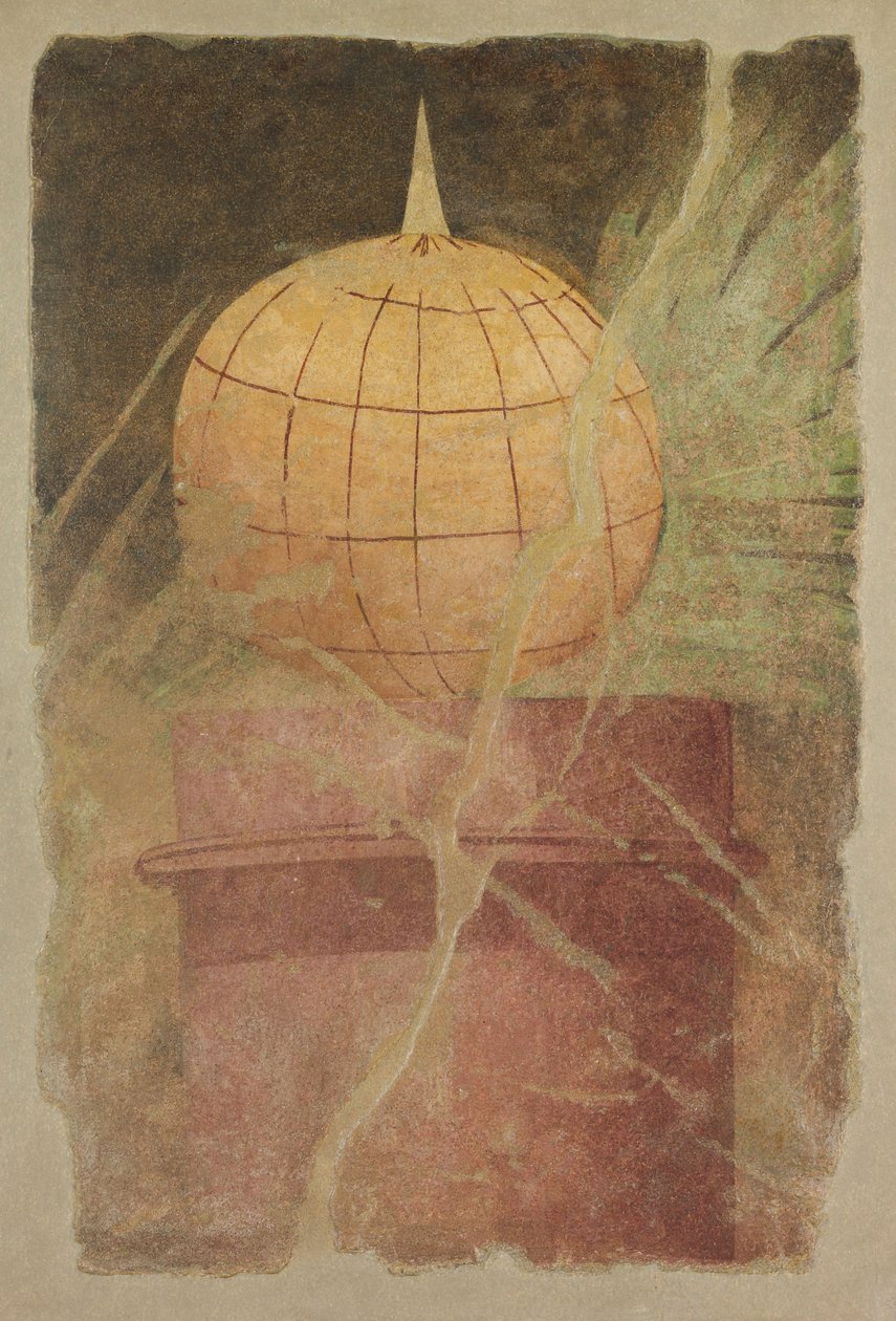 Wandmalereifragment aus dem Peristyl einer Villa in Boscoreale, ca. 50-40 v. Chr. von Roman Republican Period