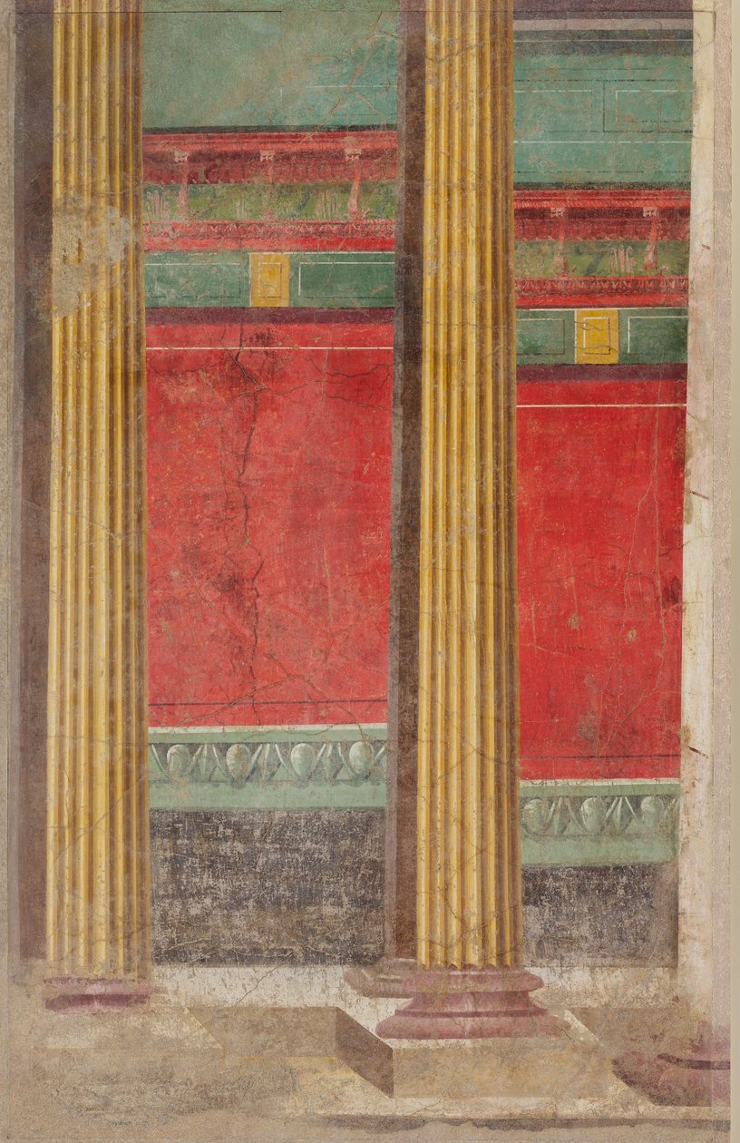 Wandmalerei aus einer Villa in Boscoreale, ca. 50-40 v. Chr. von Roman Republican Period