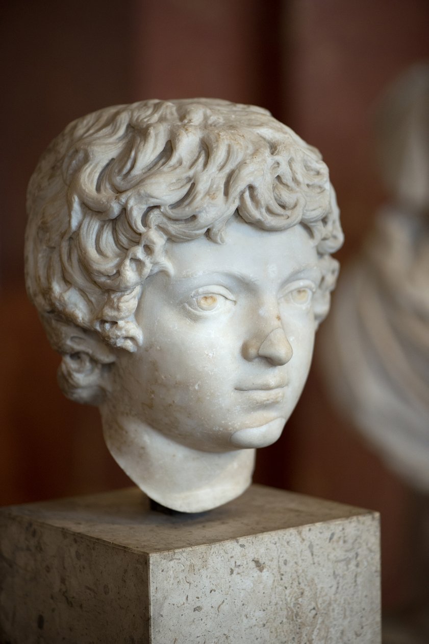Kopf des römischen Kaisers Caracalla als Kind von Roman Roman
