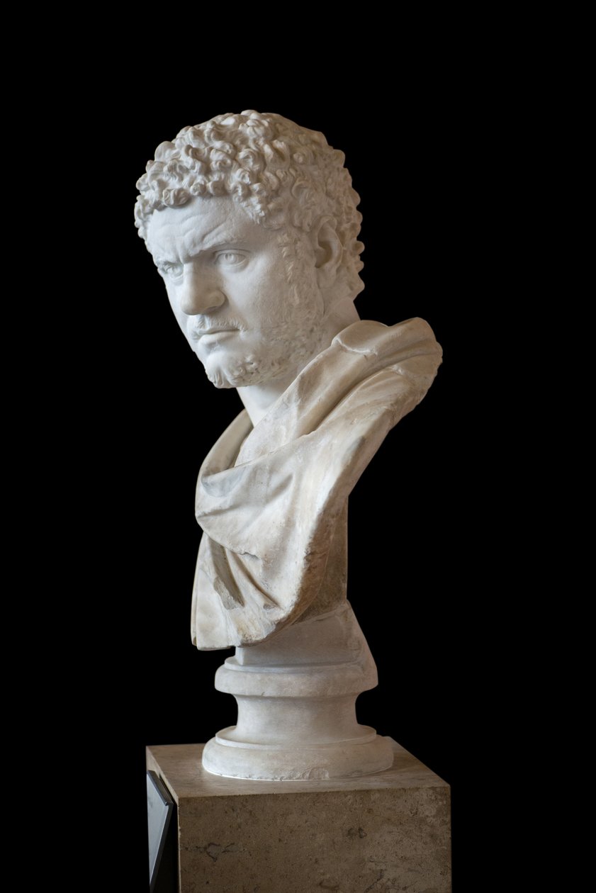 Caracalla (188 - 217 n. Chr.) Marmor, römische Kunst von Roman Roman