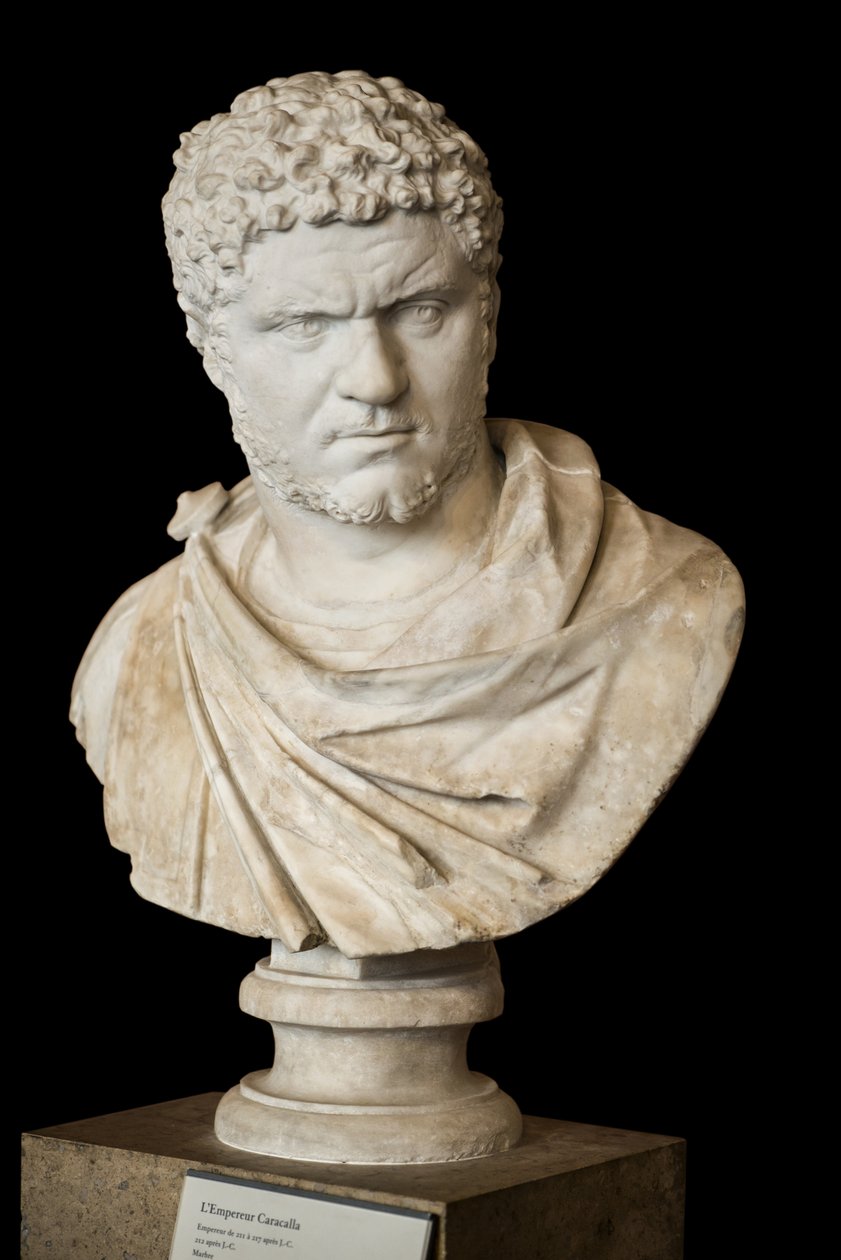 Caracalla (188 - 217 n. Chr.) Marmor, römische Kunst von Roman Roman