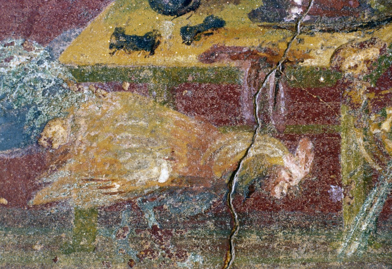 Fresko, Haus der Vettii, Pompeji (UNESCO-Welterbeliste) von Roman Roman