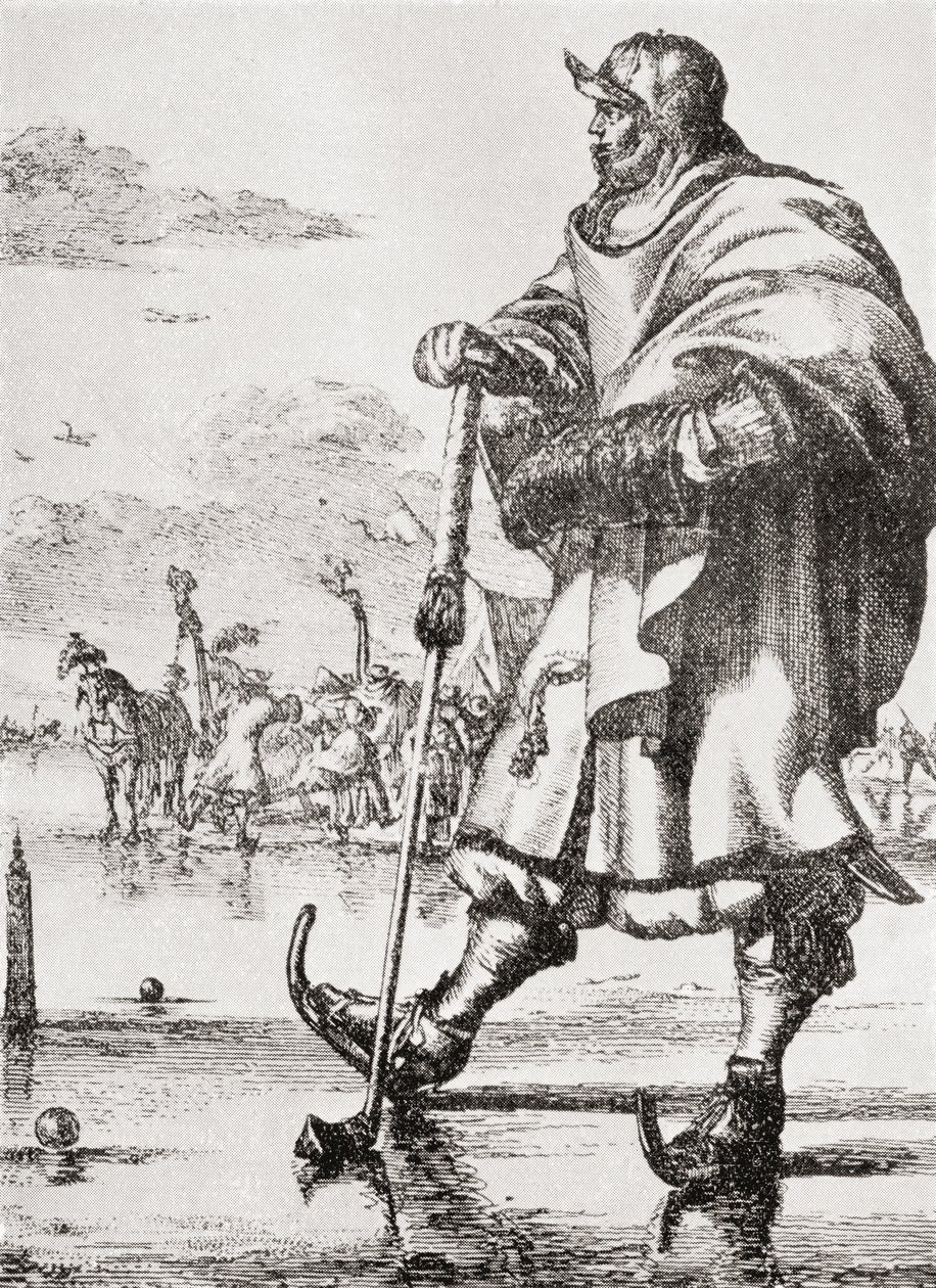 Ein Golf-Riese, aus 