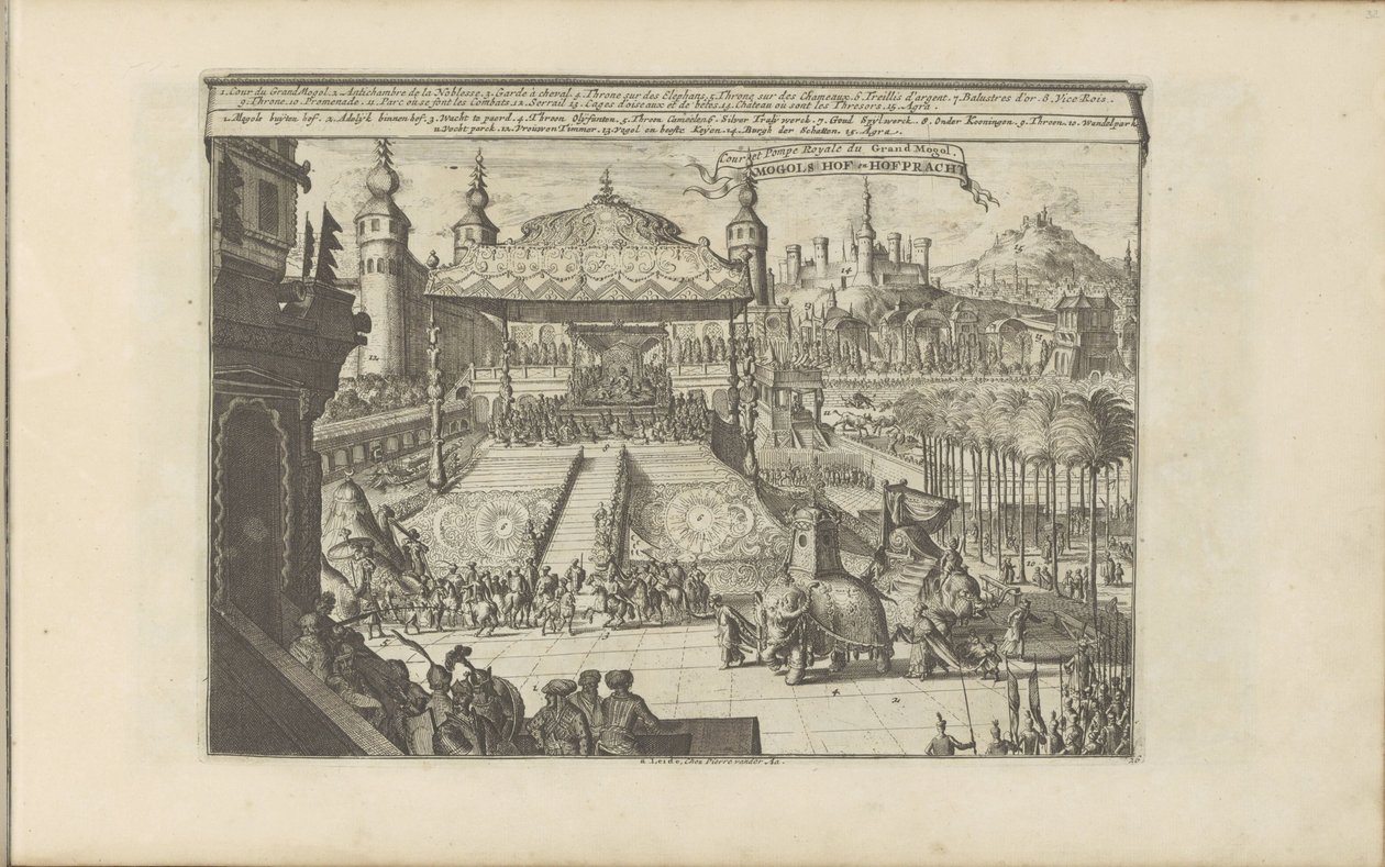 Königlicher Hof in der Mongolei von Romeyn de Hooghe