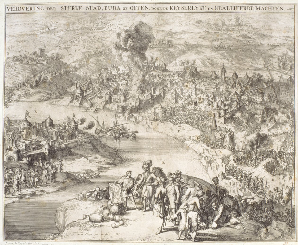 Die Belagerung von Buda im Jahr 1541 von Romeyn de Hooghe