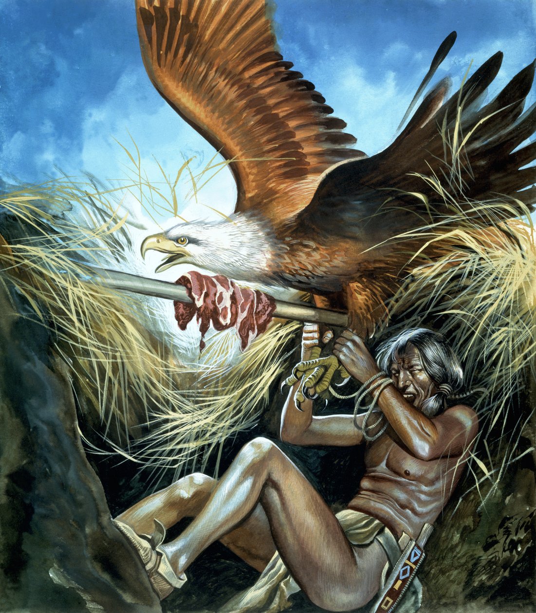 Adler und Indianer von Ron Embleton