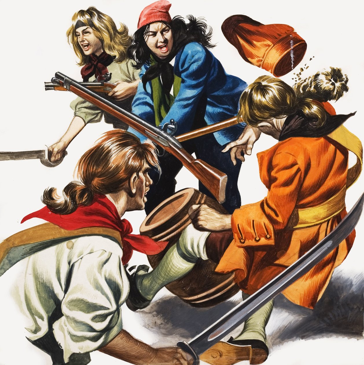Weibliche Piraten von Ron Embleton