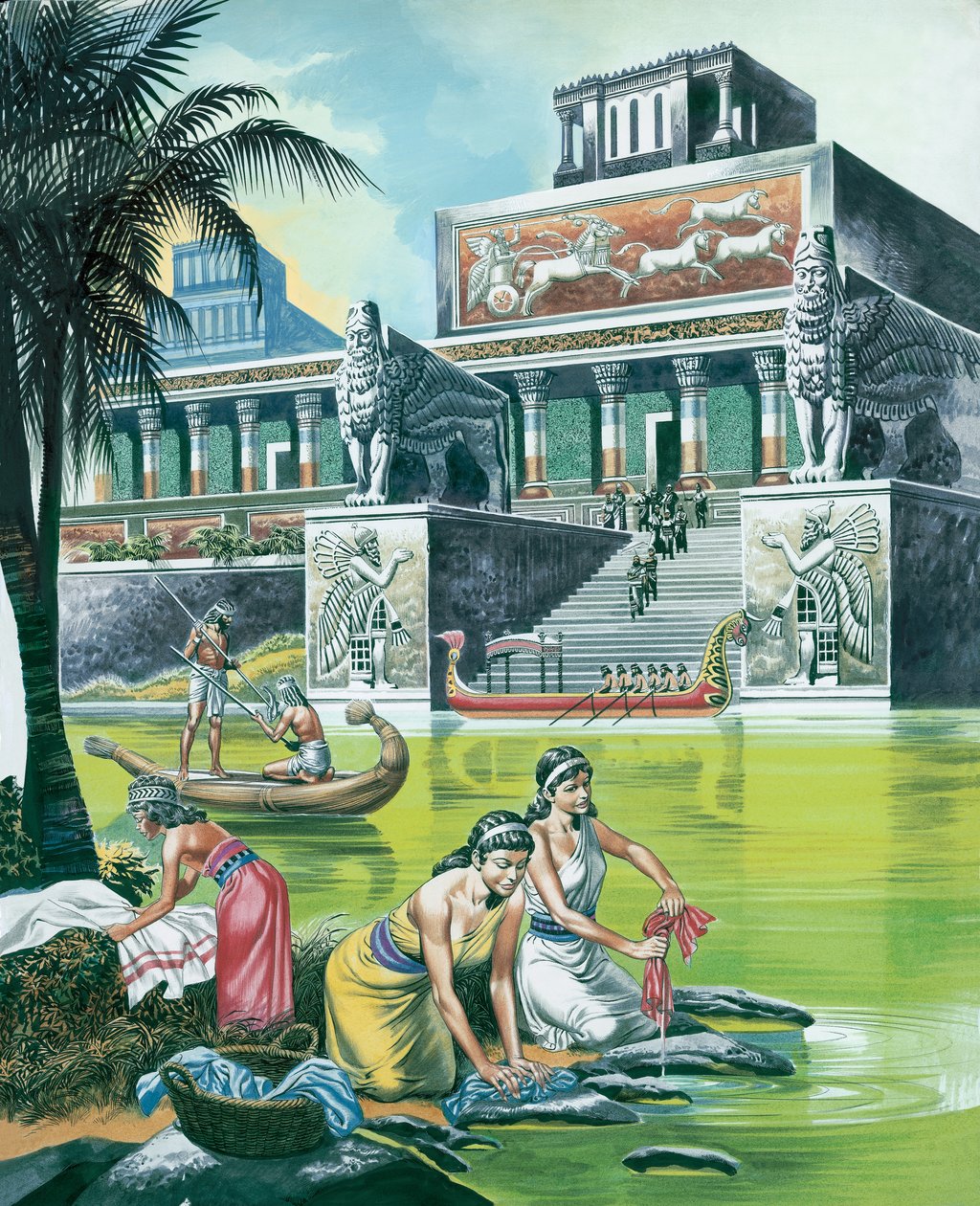 Das Assyrische Reich auf seinem Höhepunkt von Ron Embleton