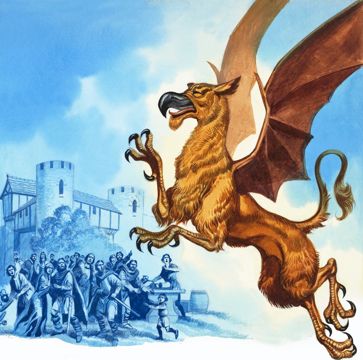 Die Legende von Gudrun: Hagen und die Greifen von Ron Embleton