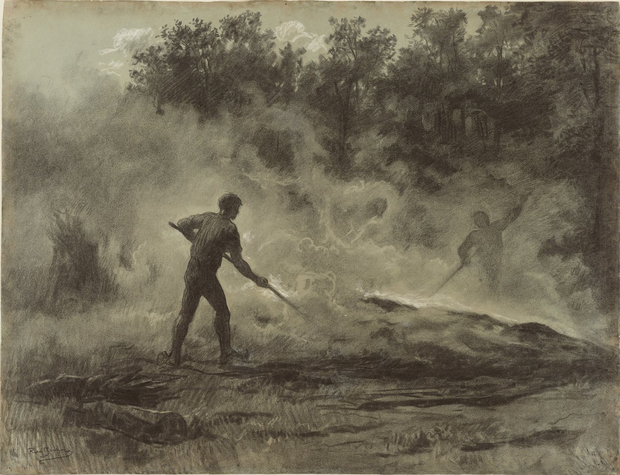 Köhler (Les charbonniers) von Rosa Bonheur