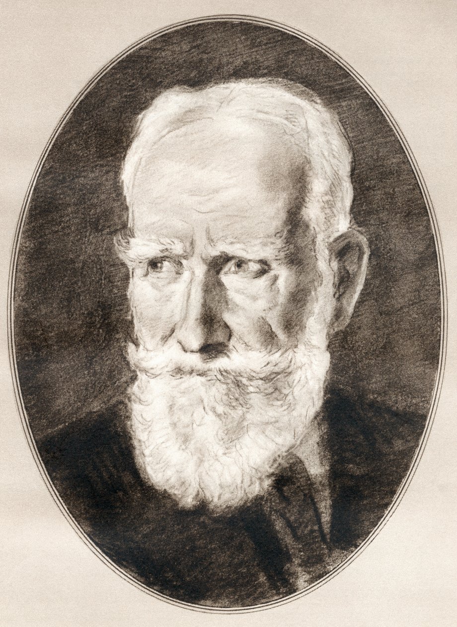 George Bernard Shaw, aus Living Biographies of Famous Men von Ross Gordon