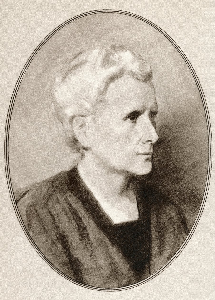 Marie Sklodowska Curie, aus Living Biographies of Great Scientists von Ross Gordon