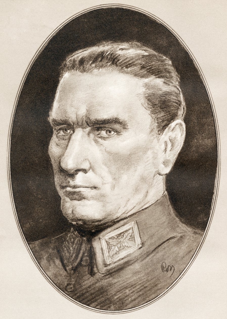 Mustafa Kemal Atatürk, aus Living Biographies of Famous Men von Ross Gordon