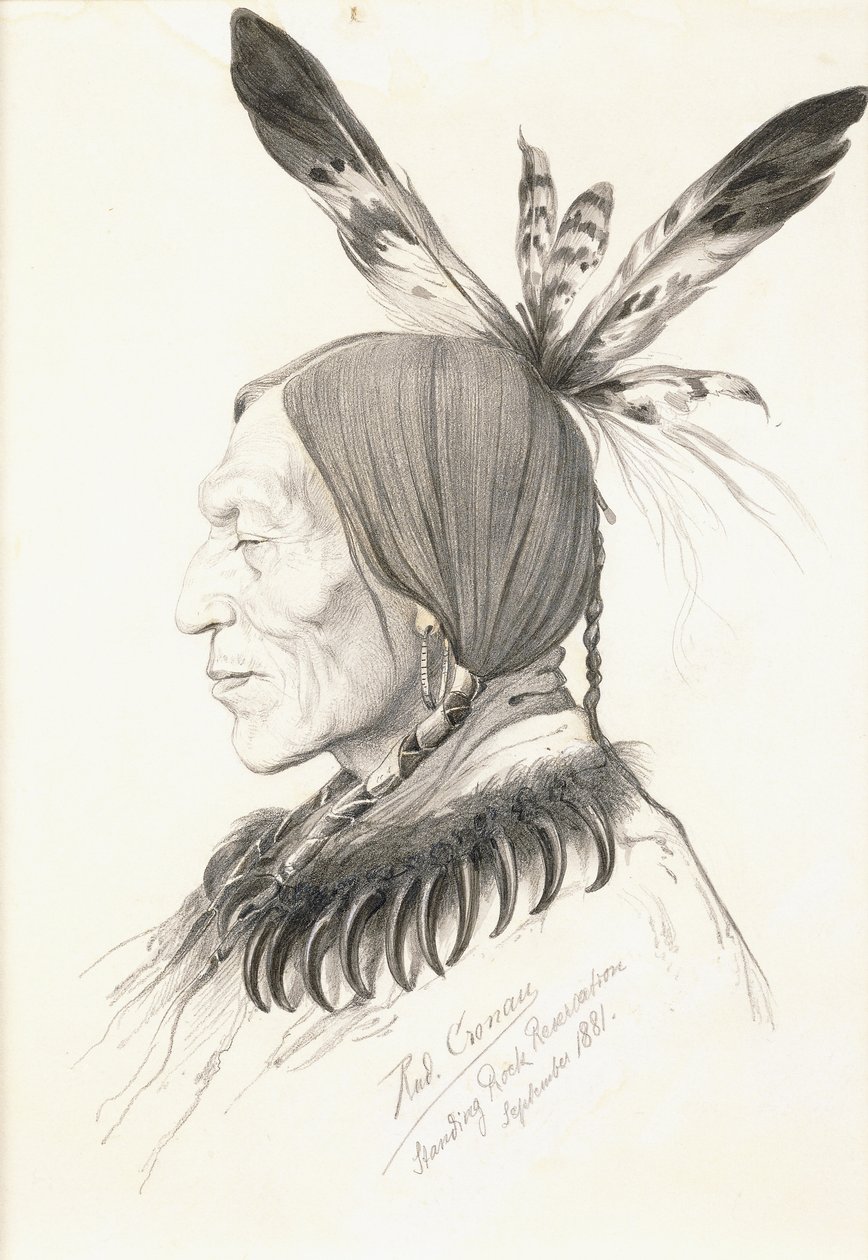 Heu-Topa, Vier Hörner oder Jagoo, Der Geschichtenerzähler, Häuptling der Hunkpapa Sioux von Rudolf Cronau