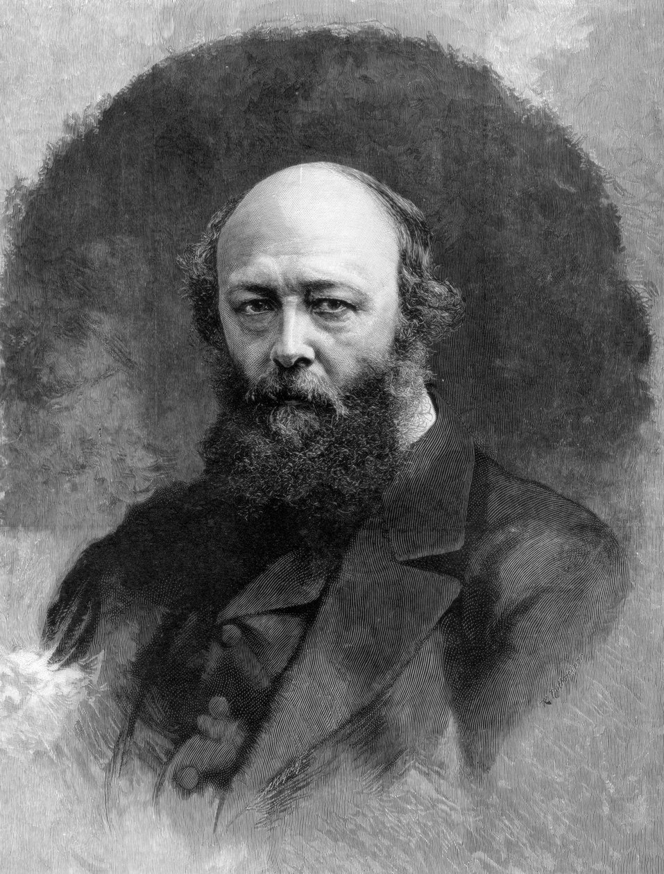 Robert Gascoyne-Cecil, 3. Marquess of Salisbury, 1886 von Rudolf Huthsteiner