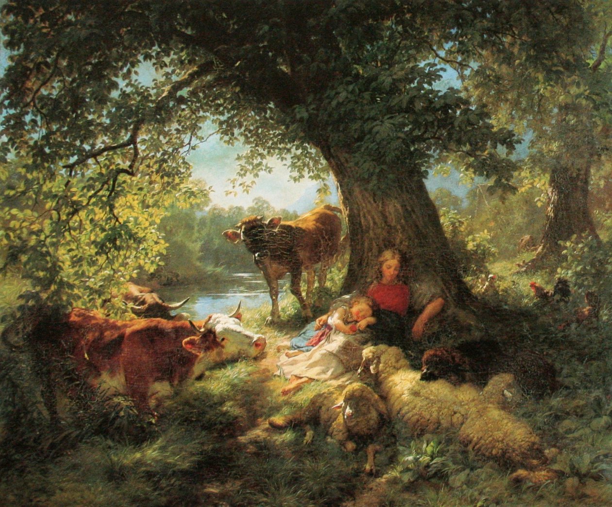 Mittagsruhe von Rudolf Koller