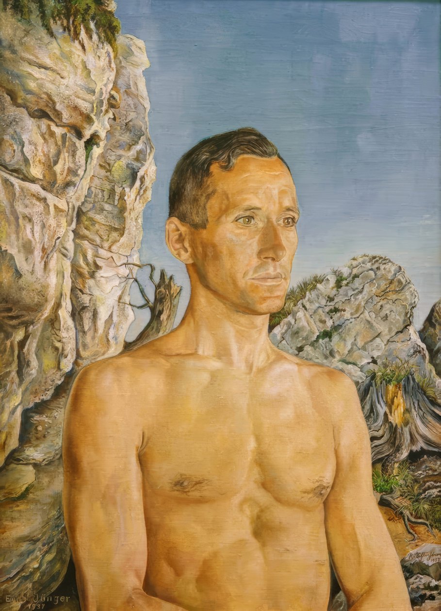 Ernst Jünger von Rudolf Schlichter