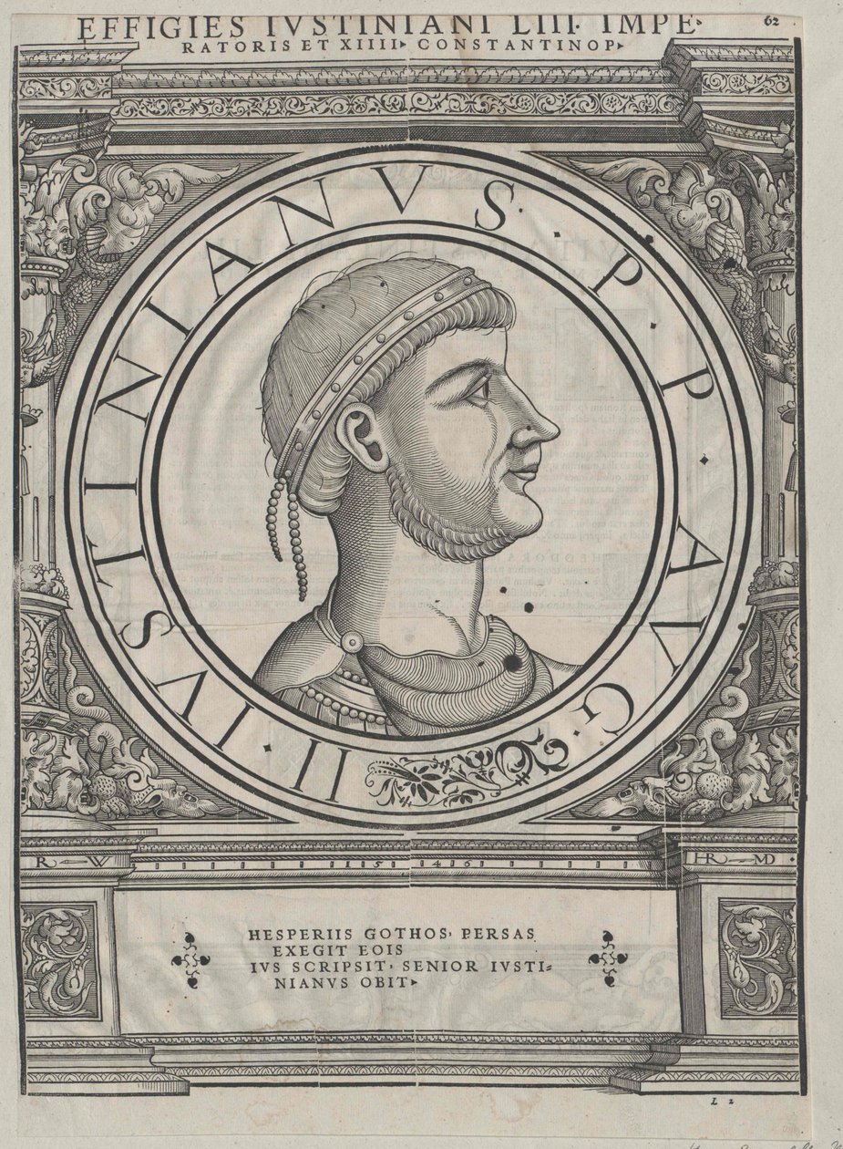 Kaiser des Byzantinischen Reiches Justinian I. von Rudolph Wyssenbach