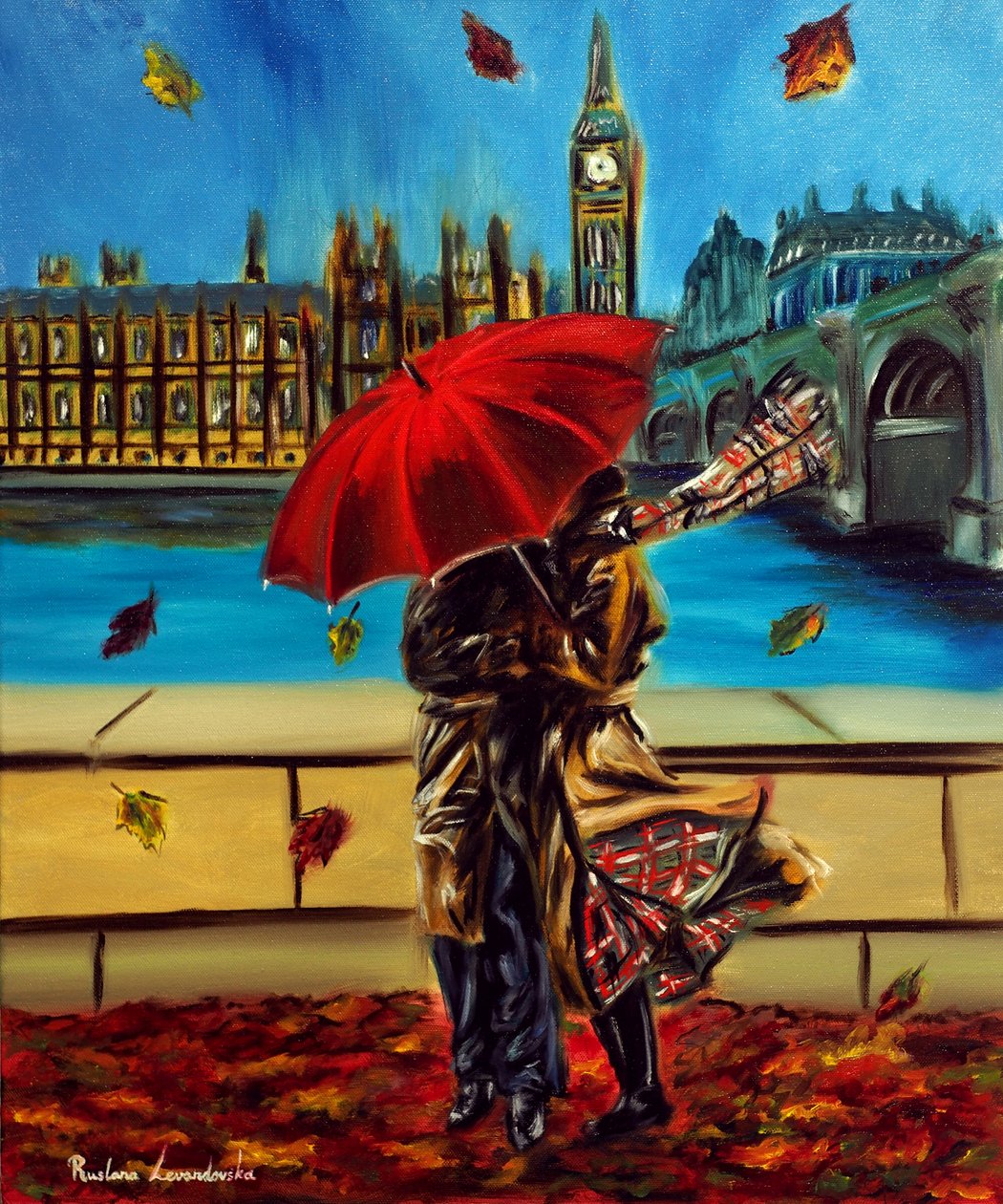 Londoner Umarmung, 2025 von Ruslana Levandovska
