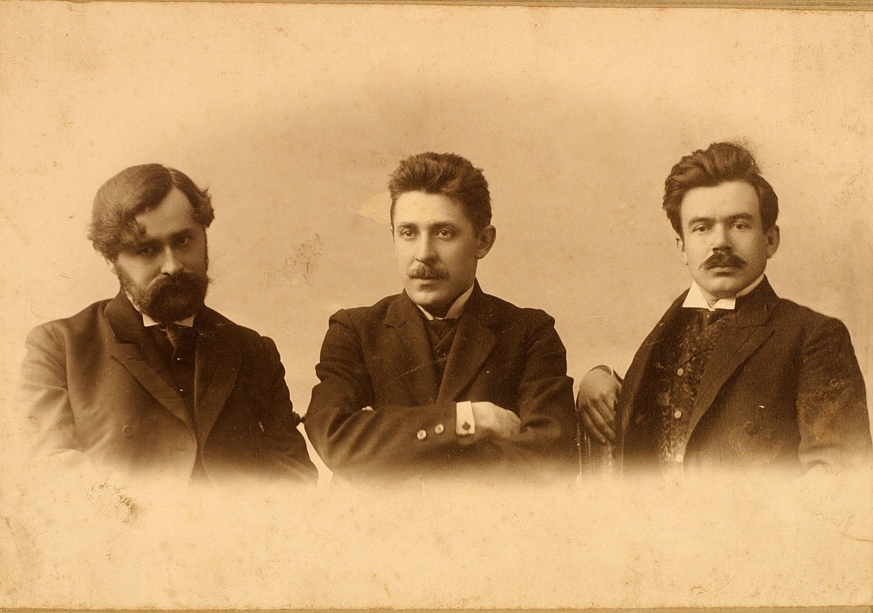 Symbolismus: Mitarbeiter der russischen Zeitschrift "La Toison Dor" von Russian Photographer