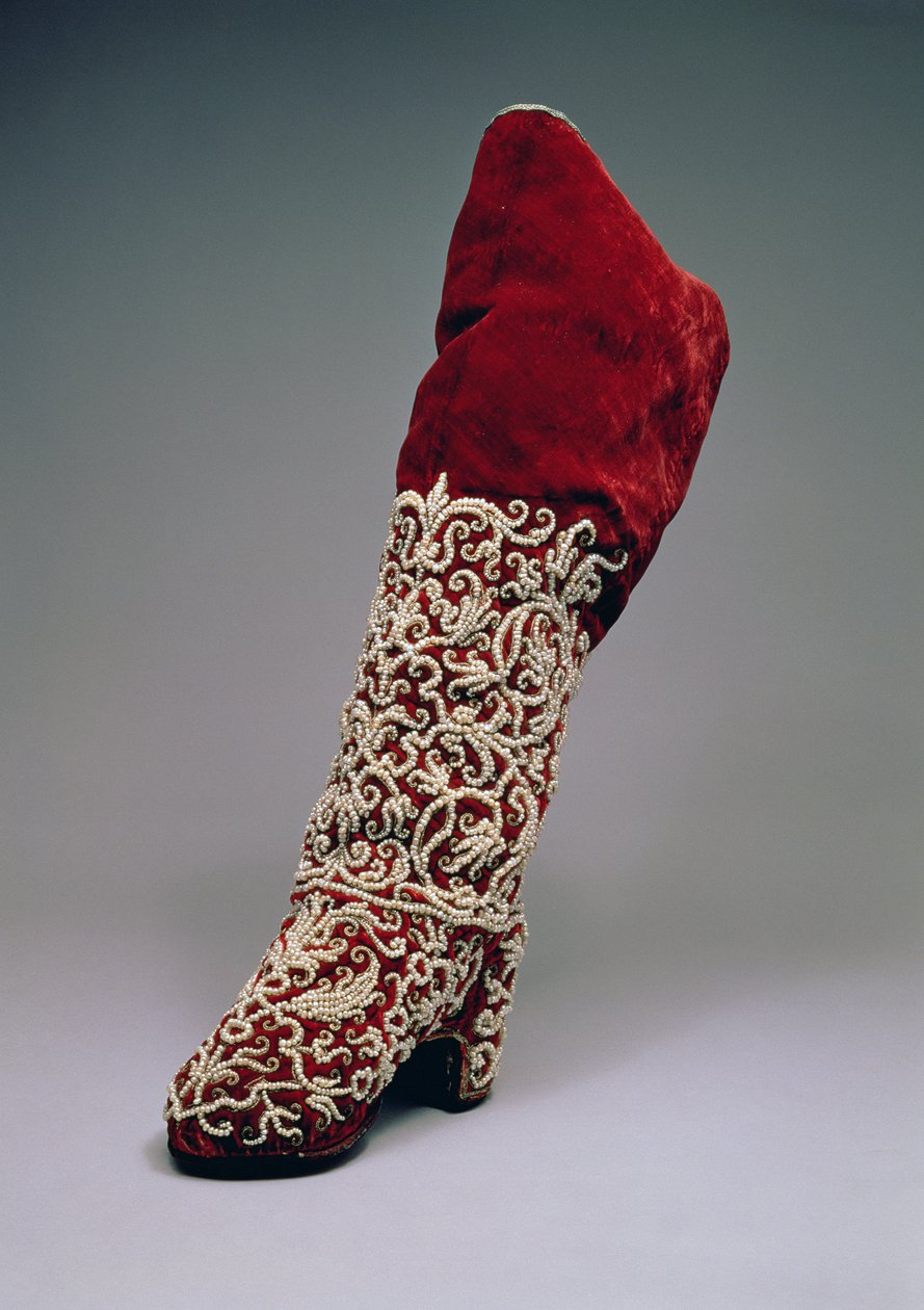 Damenstiefel, 1650-1700 von Russian School