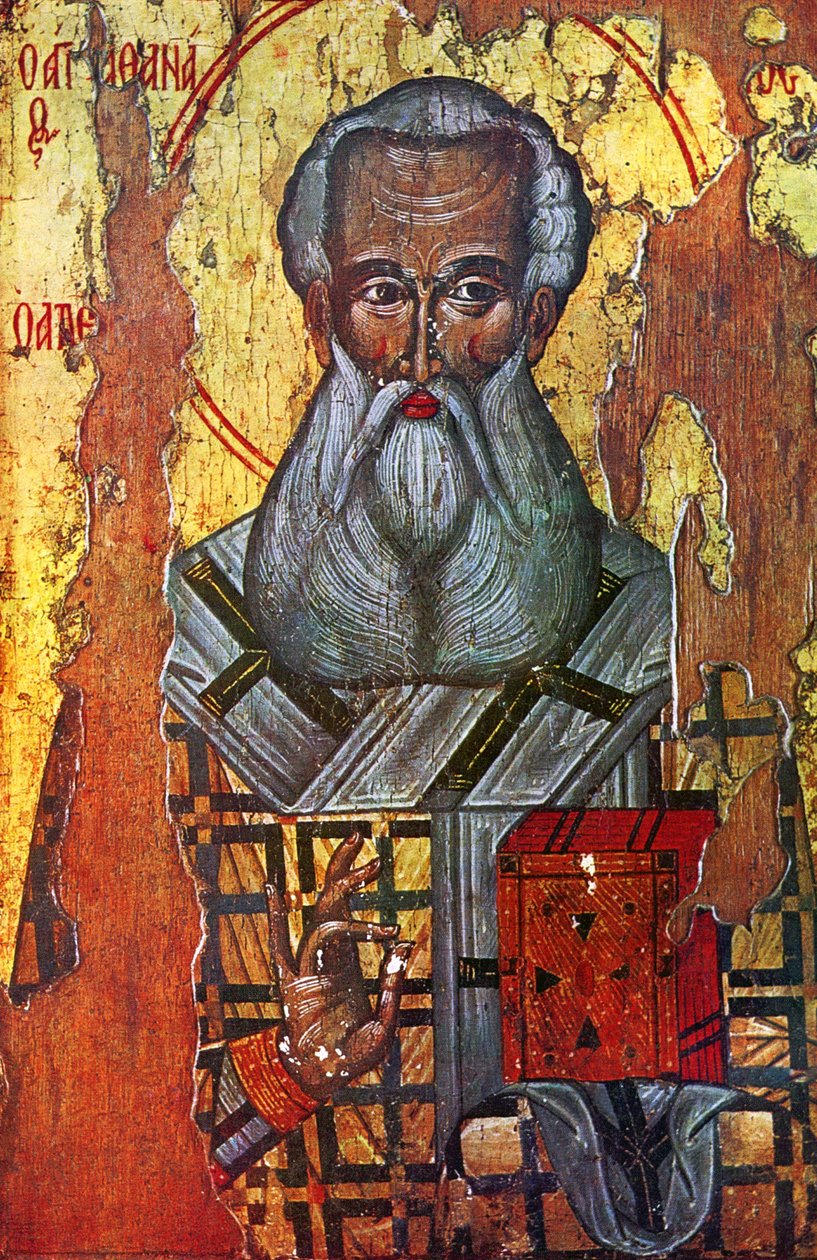 Heiliger Athanasius von Alexandria von Russian School
