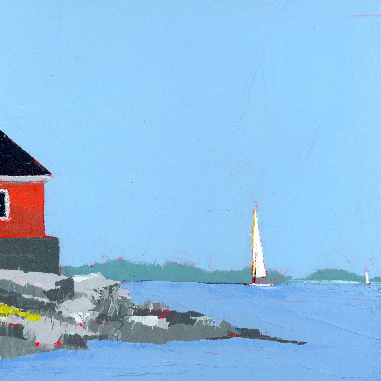 Hereinkommen von Ruth Lague