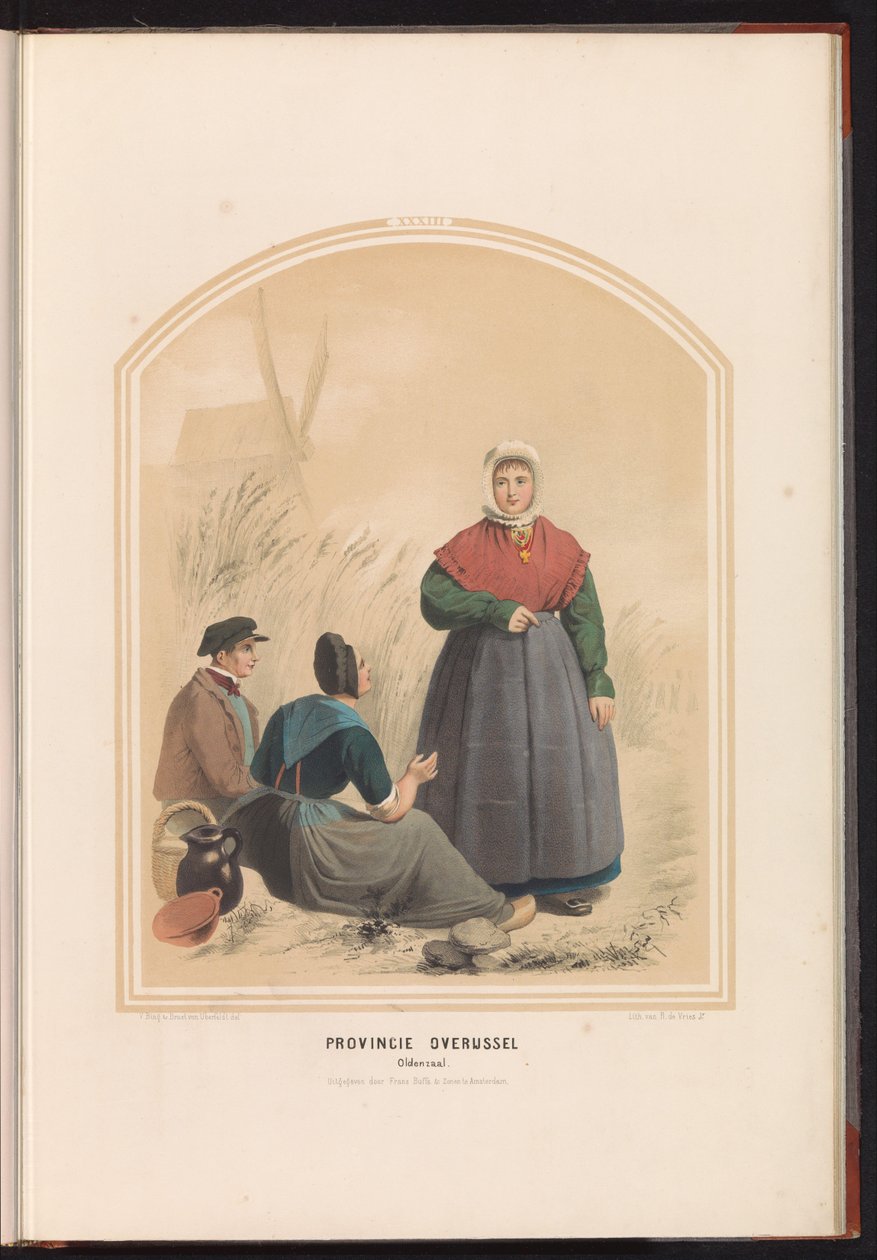 Tracht von Oldenzaal in Overijssel, 1857 von Ruurt de Vries