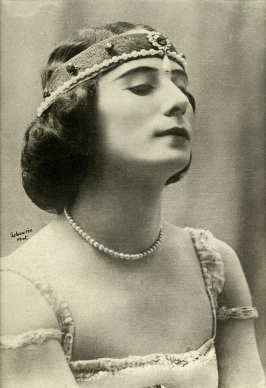Porträt von Anna Pavlowa von Sabourin Sabourin