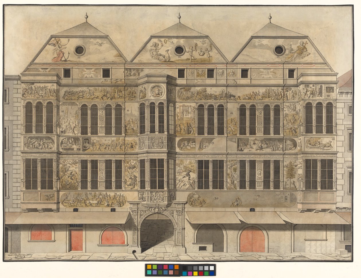 Das Hasenhaus in der Kärntner Straße von Salomon Kleiner