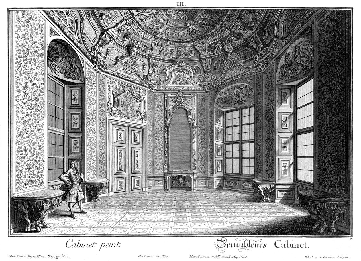Gemaltes Kabinett von Salomon Kleiner