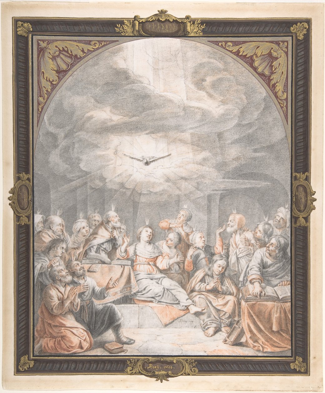 Pfingsten, frühes bis mittleres 17. Jahrhundert von Salomon de Bray