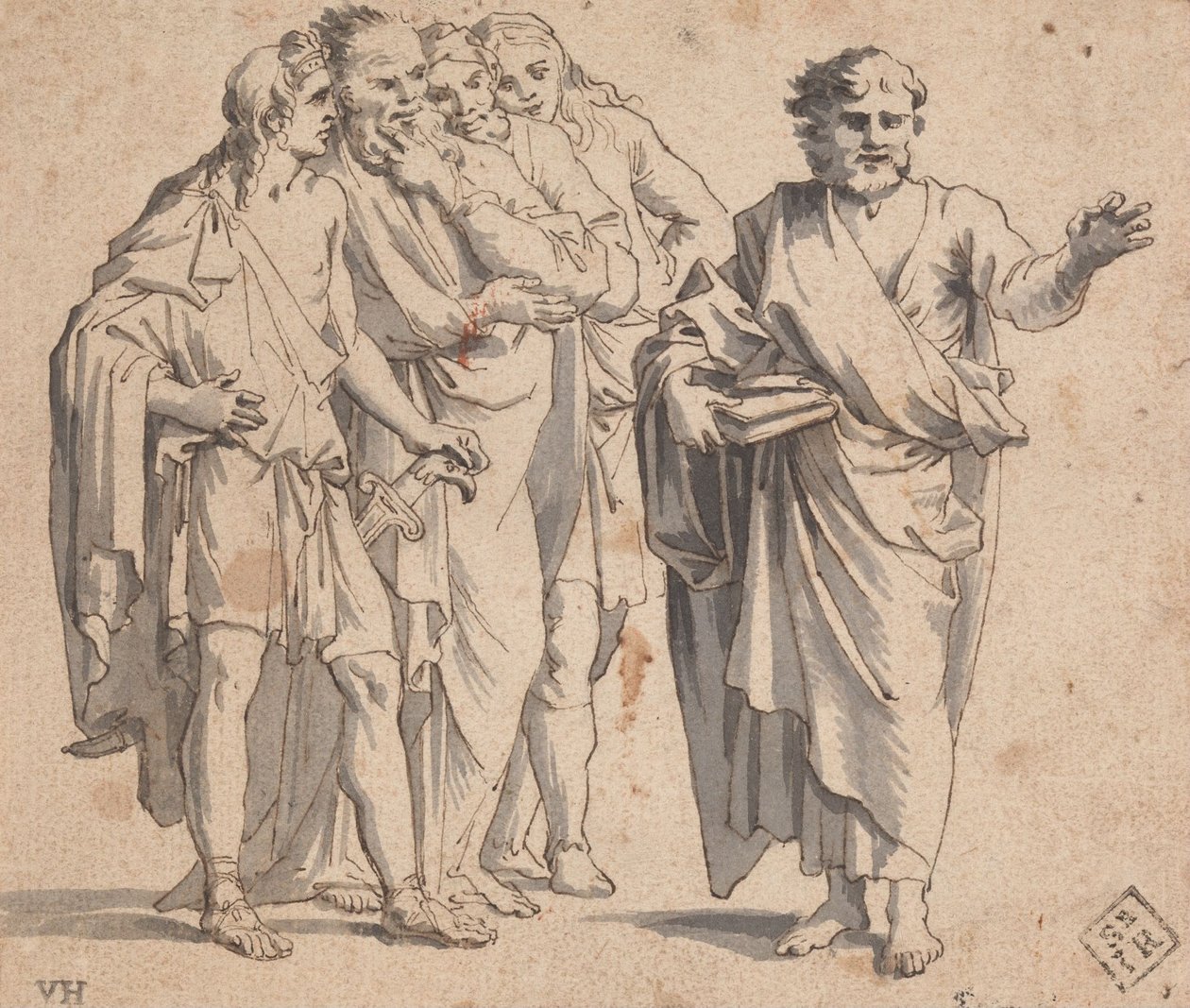 Figurengruppe von Salvator Rosa