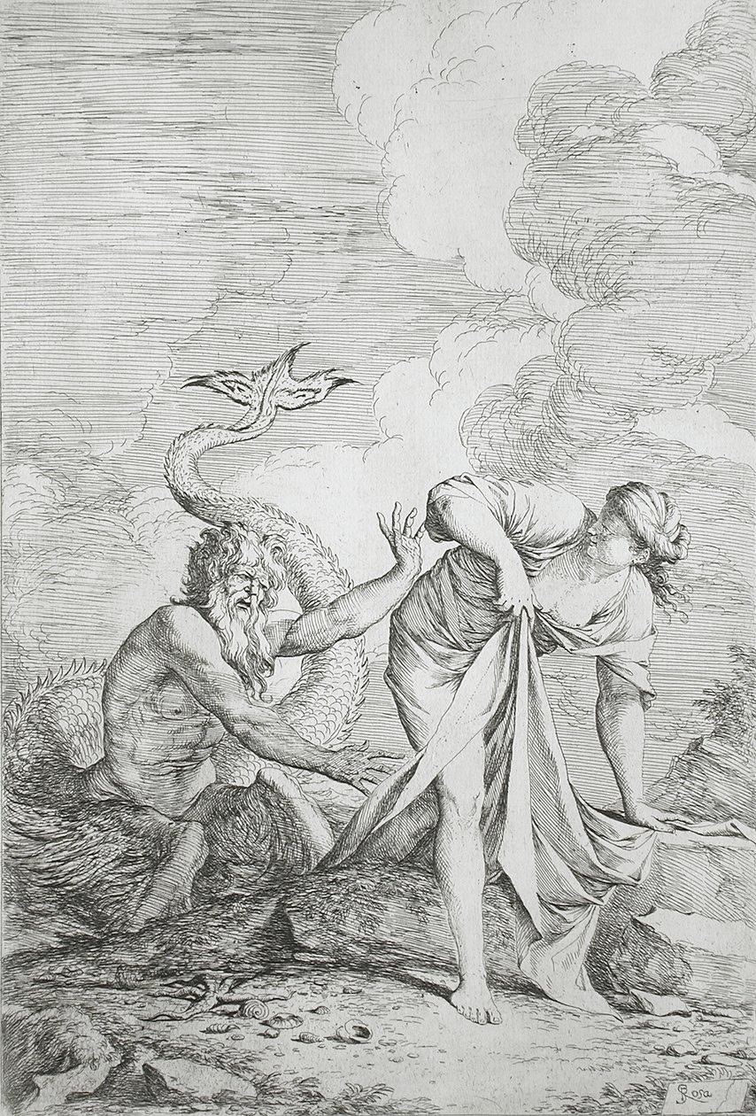 Glaucus und Scylla von Salvator Rosa