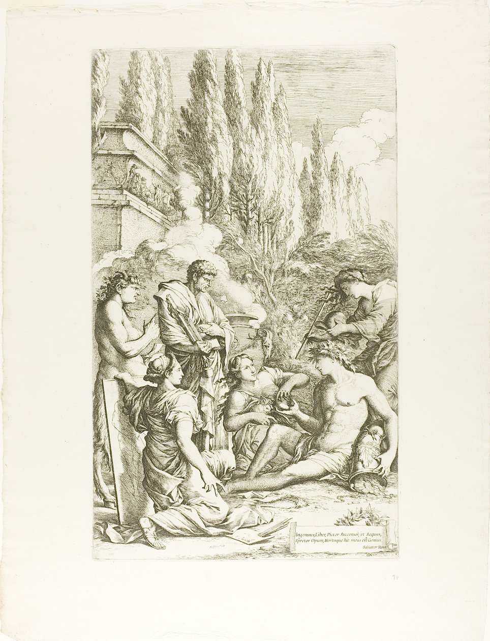 Das Genie von Salvator Rosa von Salvator Rosa