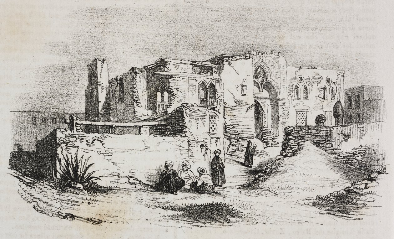 Haus, in dem Ludwig IX. in Mansura, Ägypten, gefangen gehalten wurde von Salvatore Puglia