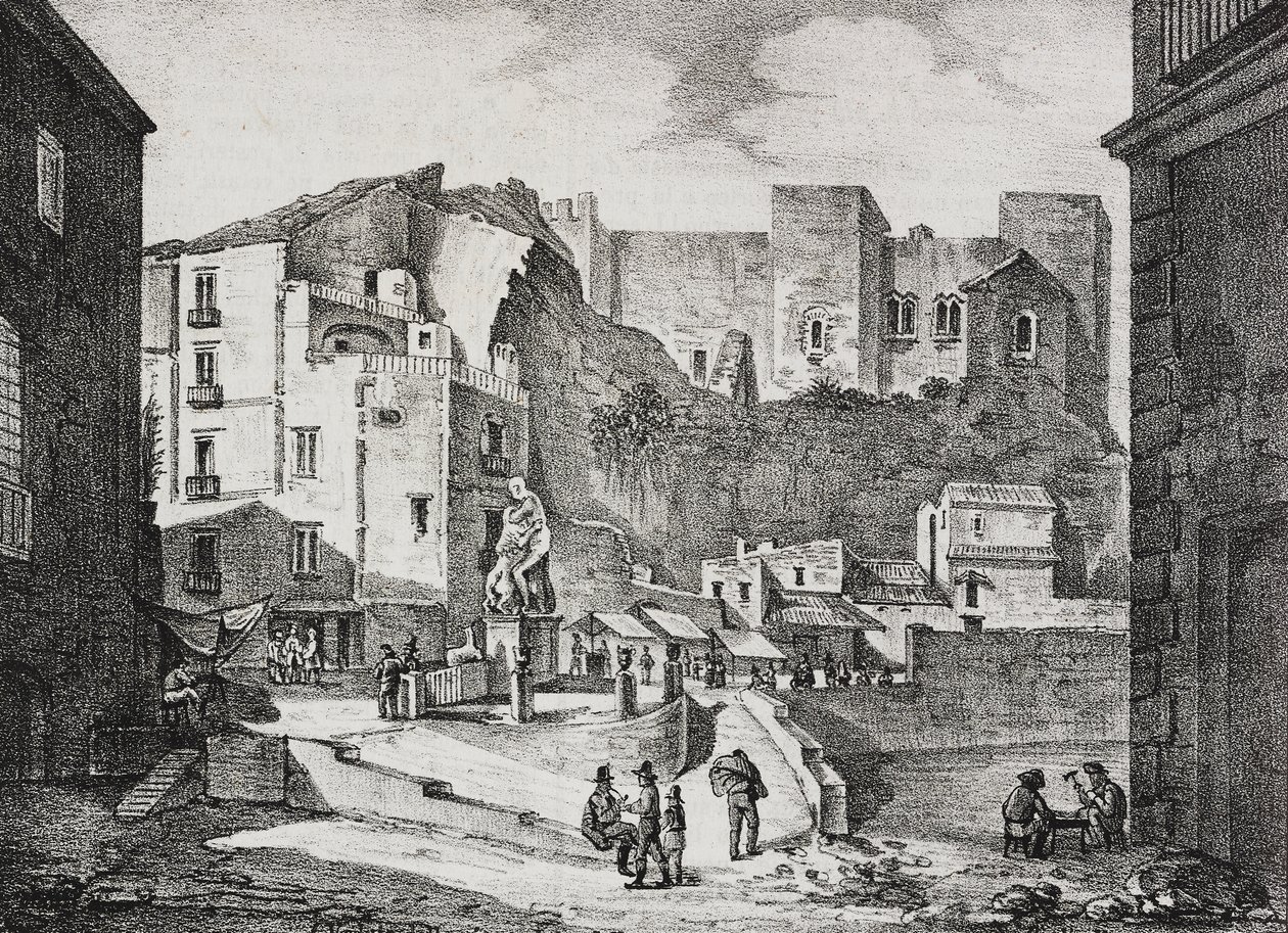 Ansicht der Piazza della Fontana dell