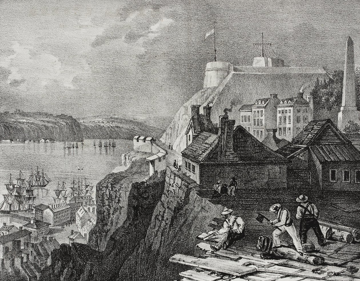 Ansicht von Quebec City, Kanada von Salvatore Puglia
