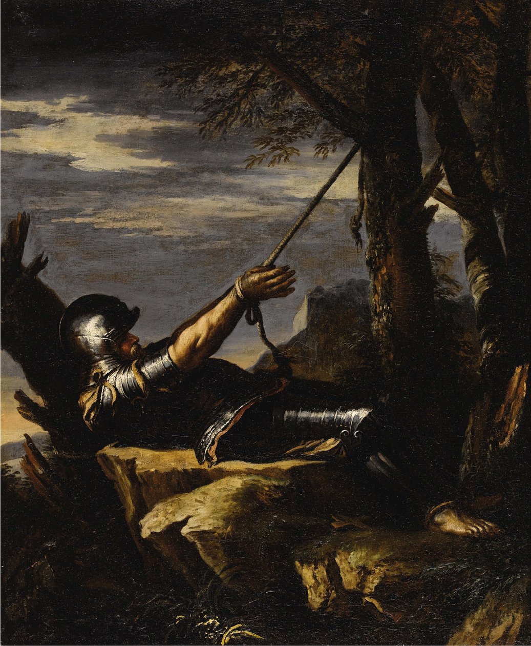 Der reuige Heilige Wilhelm von Maleval, ca. 1647-1648 von Salvatore Rosa