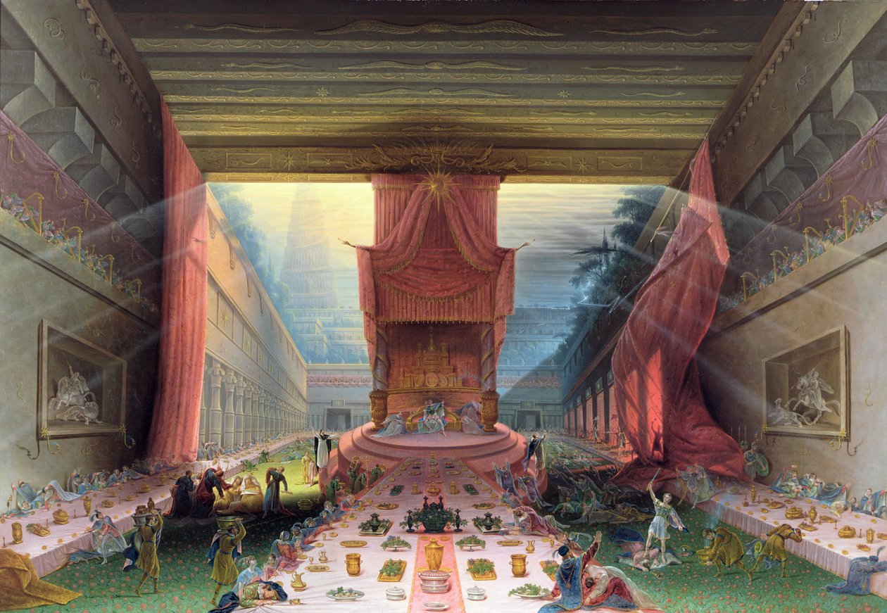 Belshazzars Fest von Samuel Colman