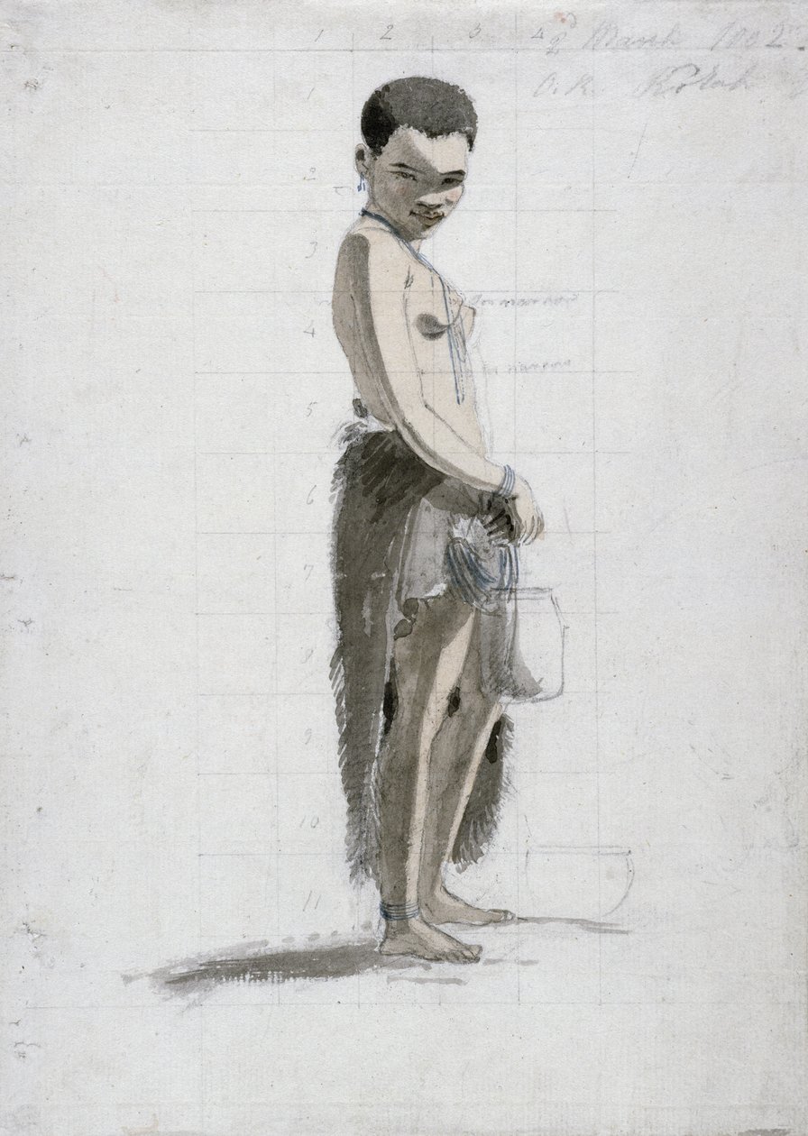 Korah-Mädchen mit einem Krug, 1802 von Samuel Daniell