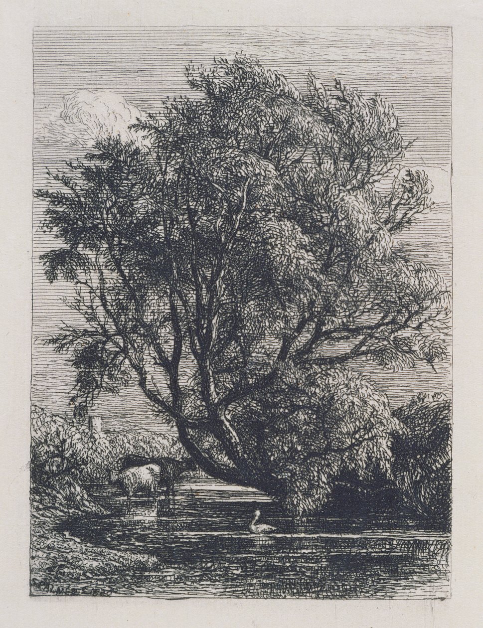 Die Weide von Samuel Palmer