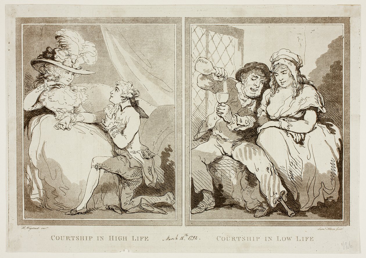 Werbung in hohen und niedrigen Kreisen von Samuel Alken