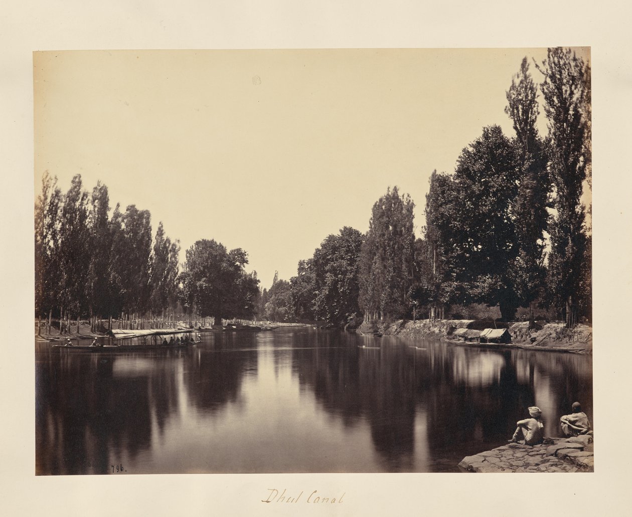 Srinuggur; Am Dhul-Kanal, 1. Abschnitt von der Stadt von Samuel Bourne