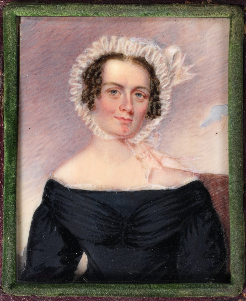 Porträt einer Dame von Samuel Broadbent